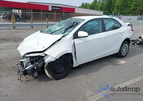 2018 Toyota Corolla Le из США, поврежденный, VIN 2T1BURHE5JC036629